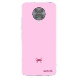 Átlátszó szilikon tok az alábbi mobiltelefonokra Xiaomi Poco F2 Pro - Blush bow