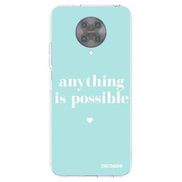 Átlátszó szilikon tok az alábbi mobiltelefonokra Xiaomi Poco F2 Pro - Anything is possible