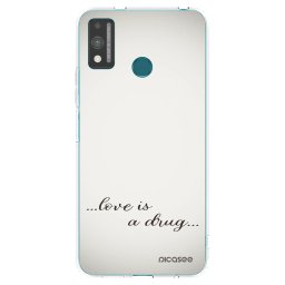 Átlátszó szilikon tok az alábbi mobiltelefonokra Honor 9X Lite - Love is a drug