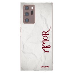Átlátszó szilikon tok az alábbi mobiltelefonokra Samsung Galaxy Note 20 Ultra - Amor