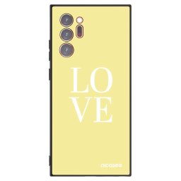 Fekete szilikon tok az alábbi mobiltelefonokra Samsung Galaxy Note 20 Ultra - Love
