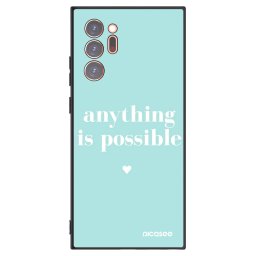 Fekete szilikon tok az alábbi mobiltelefonokra Samsung Galaxy Note 20 Ultra - Anything is possible