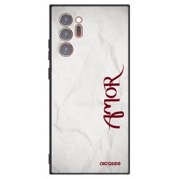 Fekete szilikon tok az alábbi mobiltelefonokra Samsung Galaxy Note 20 Ultra - Amor