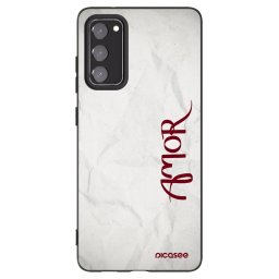 Fekete szilikon tok az alábbi mobiltelefonokra Samsung Galaxy S20 FE - Amor