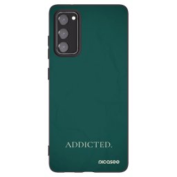 Fekete szilikon tok az alábbi mobiltelefonokra Samsung Galaxy S20 FE - Addicted