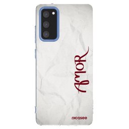 Átlátszó szilikon tok az alábbi mobiltelefonokra Samsung Galaxy S20 FE - Amor