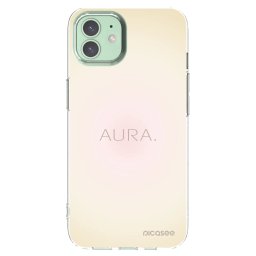 Átlátszó szilikon tok az alábbi mobiltelefonokra Apple iPhone 12 - Aura
