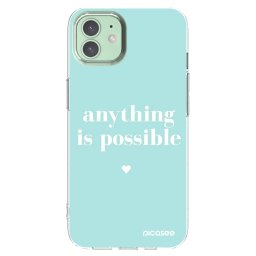 Átlátszó szilikon tok az alábbi mobiltelefonokra Apple iPhone 12 Pro - Anything is possible