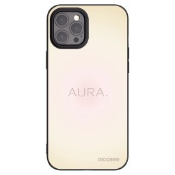 Fekete szilikon tok az alábbi mobiltelefonokra Apple iPhone 12 Pro Max - Aura