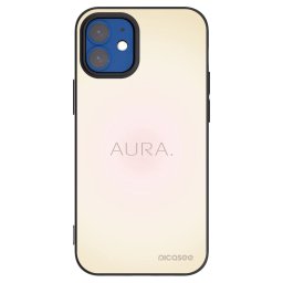 Fekete szilikon tok az alábbi mobiltelefonokra Apple iPhone 12 mini - Aura