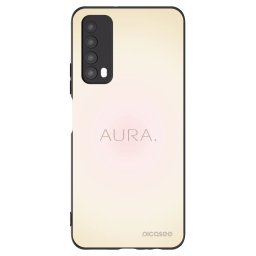 Fekete szilikon tok az alábbi mobiltelefonokra Huawei P Smart 2021 - Aura