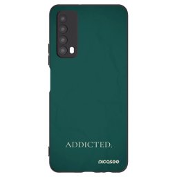 Fekete szilikon tok az alábbi mobiltelefonokra Huawei P Smart 2021 - Addicted