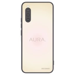 Fekete szilikon tok az alábbi mobiltelefonokra Sony Xperia 10 II - Aura