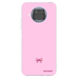 Átlátszó szilikon tok az alábbi mobiltelefonokra Xiaomi Mi 10T Lite - Blush bow
