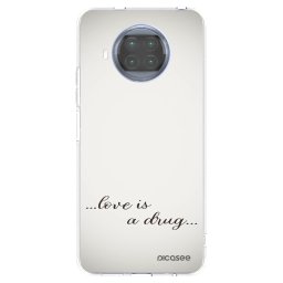 Átlátszó szilikon tok az alábbi mobiltelefonokra Xiaomi Mi 10T Lite - Love is a drug