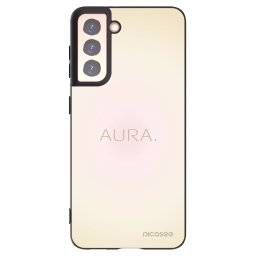 Fekete szilikon tok az alábbi mobiltelefonokra Samsung Galaxy S21 5G G991B - Aura