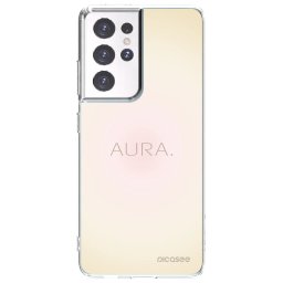 Átlátszó szilikon tok az alábbi mobiltelefonokra Samsung Galaxy S21 Ultra 5G G998B - Aura