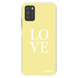 Átlátszó szilikon tok az alábbi mobiltelefonokra Xiaomi Poco M3 - Love