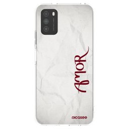 Átlátszó szilikon tok az alábbi mobiltelefonokra Xiaomi Poco M3 - Amor