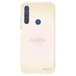 Átlátszó szilikon tok az alábbi mobiltelefonokra Motorola Moto G8 - Aura