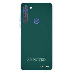 Átlátszó szilikon tok az alábbi mobiltelefonokra Motorola Moto G8 - Addicted