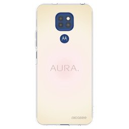 Átlátszó szilikon tok az alábbi mobiltelefonokra Motorola Moto G9 Play - Aura