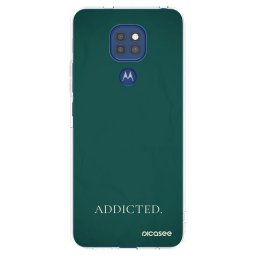 Átlátszó szilikon tok az alábbi mobiltelefonokra Motorola Moto G9 Play - Addicted