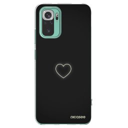 Átlátszó szilikon tok az alábbi mobiltelefonokra Xiaomi Redmi Note 10 Pro - Heart