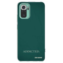 Átlátszó szilikon tok az alábbi mobiltelefonokra Xiaomi Redmi Note 10 Pro - Addicted