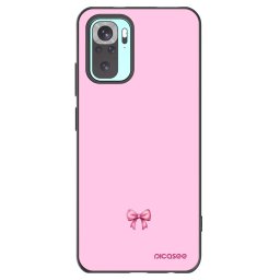Fekete szilikon tok az alábbi mobiltelefonokra Xiaomi Redmi Note 10 Pro - Blush bow