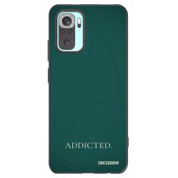 Fekete szilikon tok az alábbi mobiltelefonokra Xiaomi Redmi Note 10 Pro - Addicted