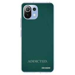 Átlátszó szilikon tok az alábbi mobiltelefonokra Xiaomi Mi 11 Lite - Addicted