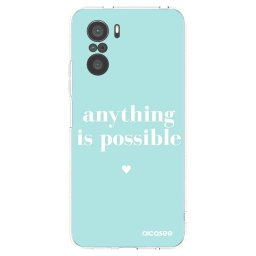 Átlátszó szilikon tok az alábbi mobiltelefonokra Xiaomi Poco F3 - Anything is possible