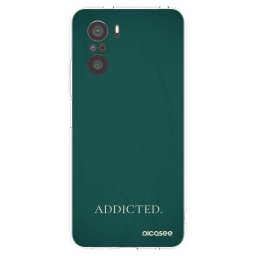 Átlátszó szilikon tok az alábbi mobiltelefonokra Xiaomi Poco F3 - Addicted