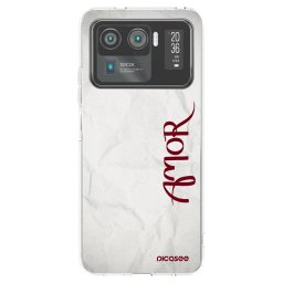 Átlátszó szilikon tok az alábbi mobiltelefonokra Xiaomi Mi 11 Ultra - Amor