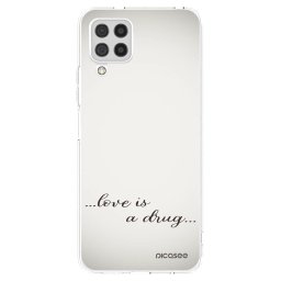 Átlátszó szilikon tok az alábbi mobiltelefonokra Samsung Galaxy A22 A225F 4G - Love is a drug
