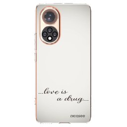Átlátszó szilikon tok az alábbi mobiltelefonokra Huawei Nova 9 - Love is a drug