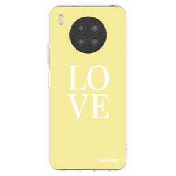 Átlátszó szilikon tok az alábbi mobiltelefonokra Huawei Nova 8i - Love