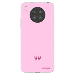 Átlátszó szilikon tok az alábbi mobiltelefonokra Huawei Nova 8i - Blush bow