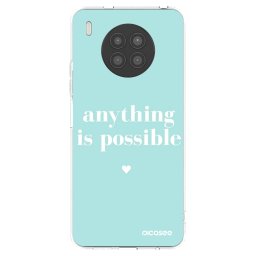 Átlátszó szilikon tok az alábbi mobiltelefonokra Huawei Nova 8i - Anything is possible