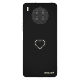 Átlátszó szilikon tok az alábbi mobiltelefonokra Huawei Nova 8i - Heart