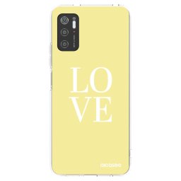 Átlátszó szilikon tok az alábbi mobiltelefonokra Xiaomi Poco M3 Pro 5G - Love