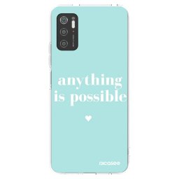 Átlátszó szilikon tok az alábbi mobiltelefonokra Xiaomi Poco M3 Pro 5G - Anything is possible