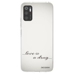 Átlátszó szilikon tok az alábbi mobiltelefonokra Xiaomi Poco M3 Pro 5G - Love is a drug