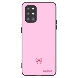 Fekete szilikon tok az alábbi mobiltelefonokra OnePlus 8T - Blush bow