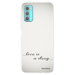 Átlátszó szilikon tok az alábbi mobiltelefonokra Motorola Moto G60 - Love is a drug