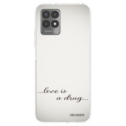 Átlátszó szilikon tok az alábbi mobiltelefonokra Realme 8i - Love is a drug