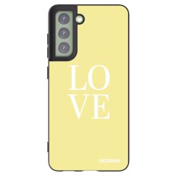 Fekete szilikon tok az alábbi mobiltelefonokra Samsung Galaxy S21 FE 5G - Love