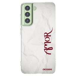 Átlátszó szilikon tok az alábbi mobiltelefonokra Samsung Galaxy S21 FE 5G - Amor