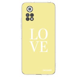 Átlátszó szilikon tok az alábbi mobiltelefonokra Xiaomi Poco X4 Pro 5G - Love